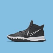 black and white nike athletic shoes